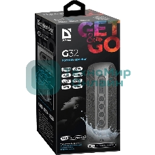 Акустическая система Defender G32 2.0 черный 2х10 Вт