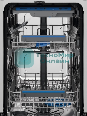 Встраиваемая посудомоечная машина Electrolux EEM43211L, черный, 44.6 см, 10 компл., 44 дБ, класс A