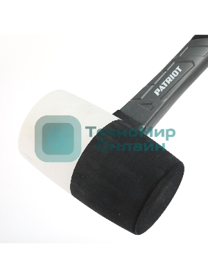 Киянка Patriot RMF-680BW черно-белая, с фиберглассовой рукояткой, 680г