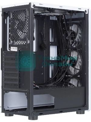 Компьютерный корпус AeroCool/Formula CL-3303W RGb белый без БП ATX 6x120мм 2xUSB 2.0 1xUSB 3.0 audio bott PSU