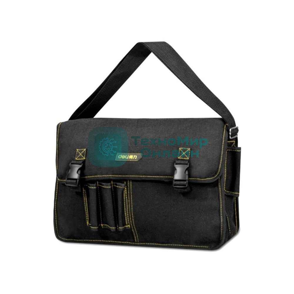 Сумка-портфель для инструментов Deli DL-P7 400 x 130 x 290мм, 00 карманов, плечевой ремень, ткань Оксфорд