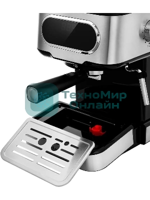 Кофеварка капельная Kitfort KT-765 1100Вт серебристый/черный