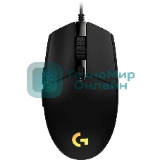 Мышь проводная Logitech G102 LIGHTSYNC черный, 8000 dpi, USB, кнопки - 6