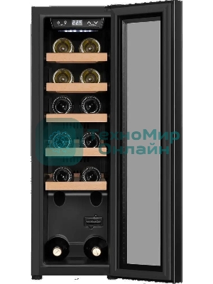 Винный шкаф Maunfeld MFWC-45S12 черный