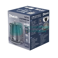 Чайник электрический Sakura SA-2186W 1.8 л, бел