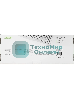 Клавиатура проводная Acer OKW301 (ZL.KBDCC.01B), USB, белый