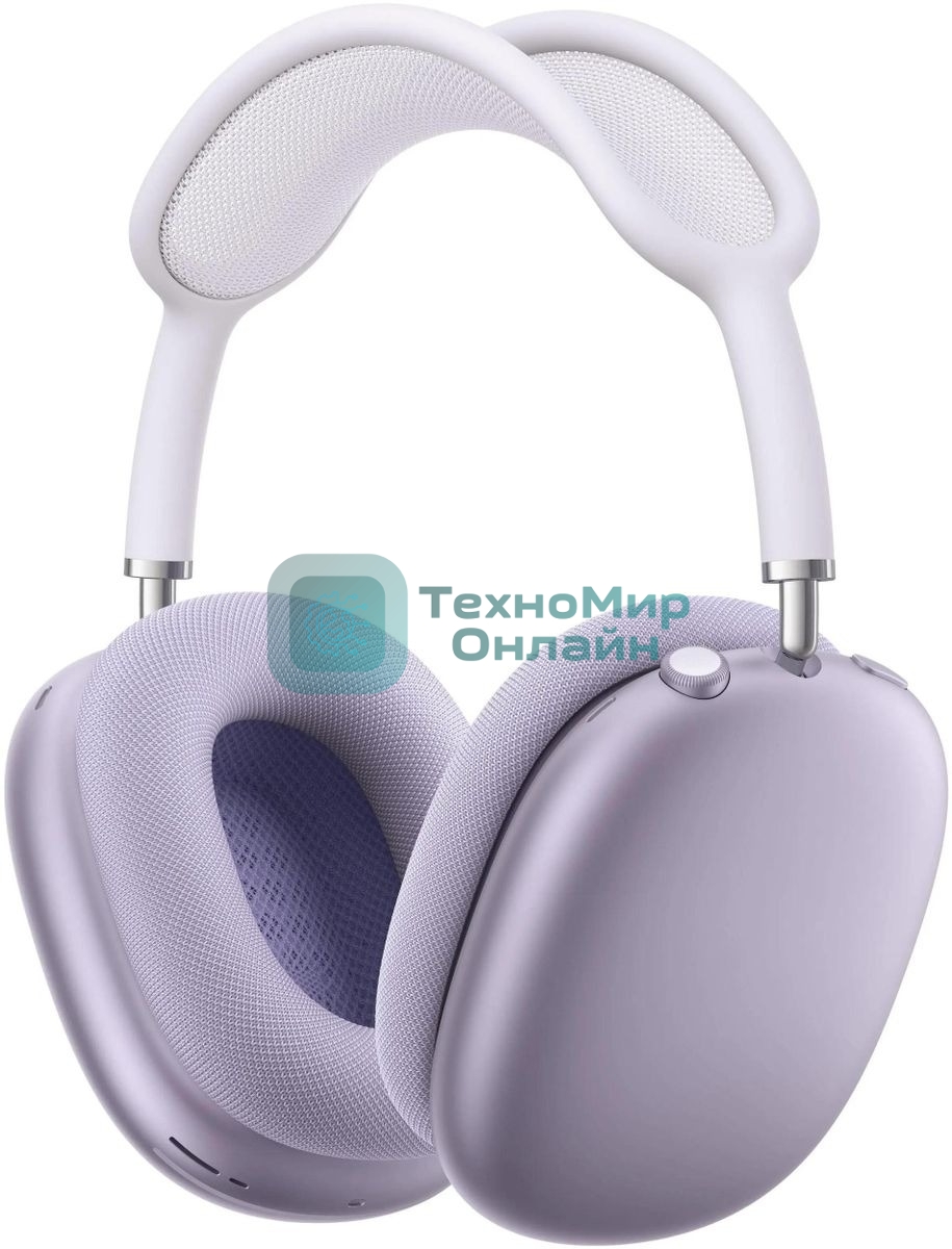 Беспроводные/проводные наушники Apple AirPods Max A3184 фиолетовый, полноразмерные, Bluetooth + проводной, оголовье, до 20 ч