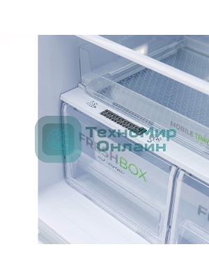 Холодильник Бирюса М6131 металлик двухкамерный 210/135 л морозилка снизу, автоматическое оттаивание