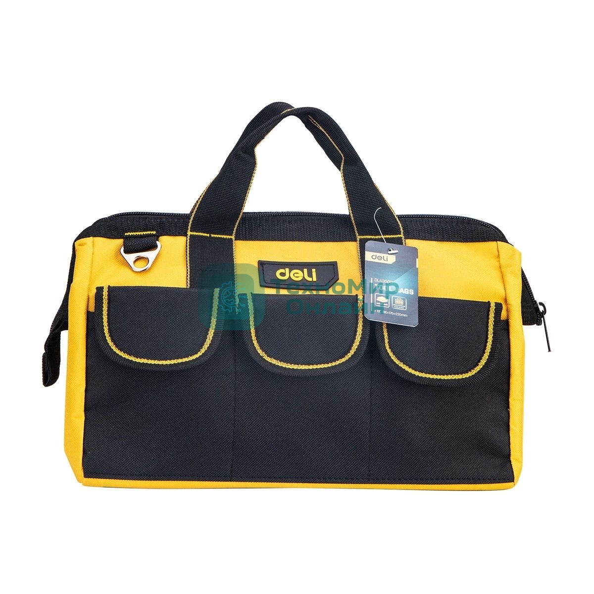 Сумка для инструментов Deli DL430013 310 x 170 x 220мм Ткань Оксфорд.