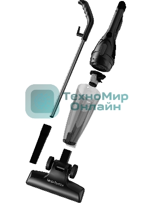 Пылесос вертикальный Topdevice CVC100 черный, питание от сети, 600 Вт, уборка сухая, пылесборник 1.2 л