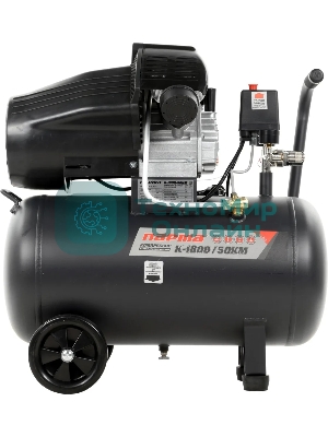 Компрессор поршневой Парма K-1800/50КМ масляный 285л/мин 50л 1800Вт серый/черный