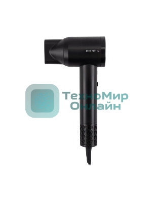 Фен Polaris PHD-1110 графитовый, 1600 Вт, ионизация