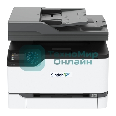 МФУ лазерное Sindoh C300, A4, цветной, печ. 24 стр/мин., скан. до 20 стр/мин (цвет.) 45 стр/мин (ч/б), 2400 x 600 dpi, USB, Ethernet, Wi-Fi