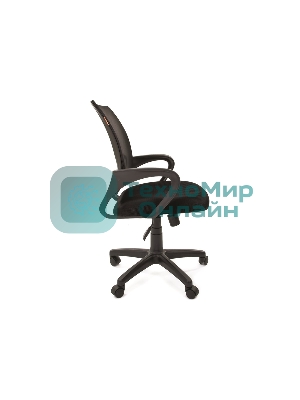 Кресло Chairman 696 TW-01 черный, ткань, 120 кг, механизм качания