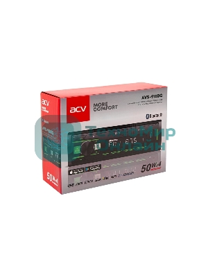 Автомагнитола ACV AVS-918BG, 1 DIN, Bluetooth, USB Type-A, AUX