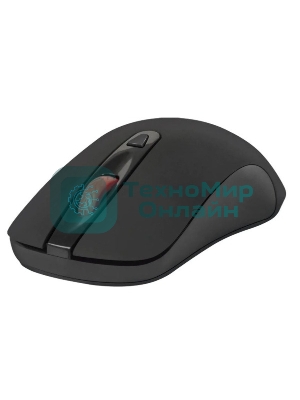 Мышь беспроводная Defender Nexus MS-195 черный, 1600 dpi, радиоканал, USB, кнопки - 4