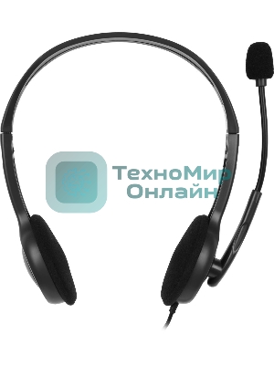 Гарнитура проводная Logitech Headset H111 Stereo grey (981-000594/981-000593/981-000588)