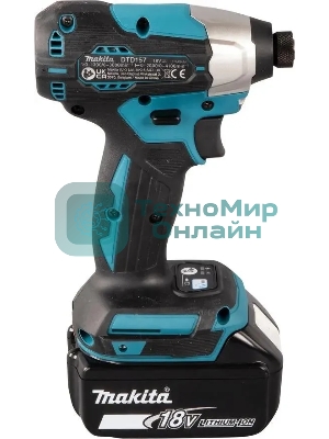 Шуруповерт Makita DTD157RTJ аккум. патрон:квад.1/4