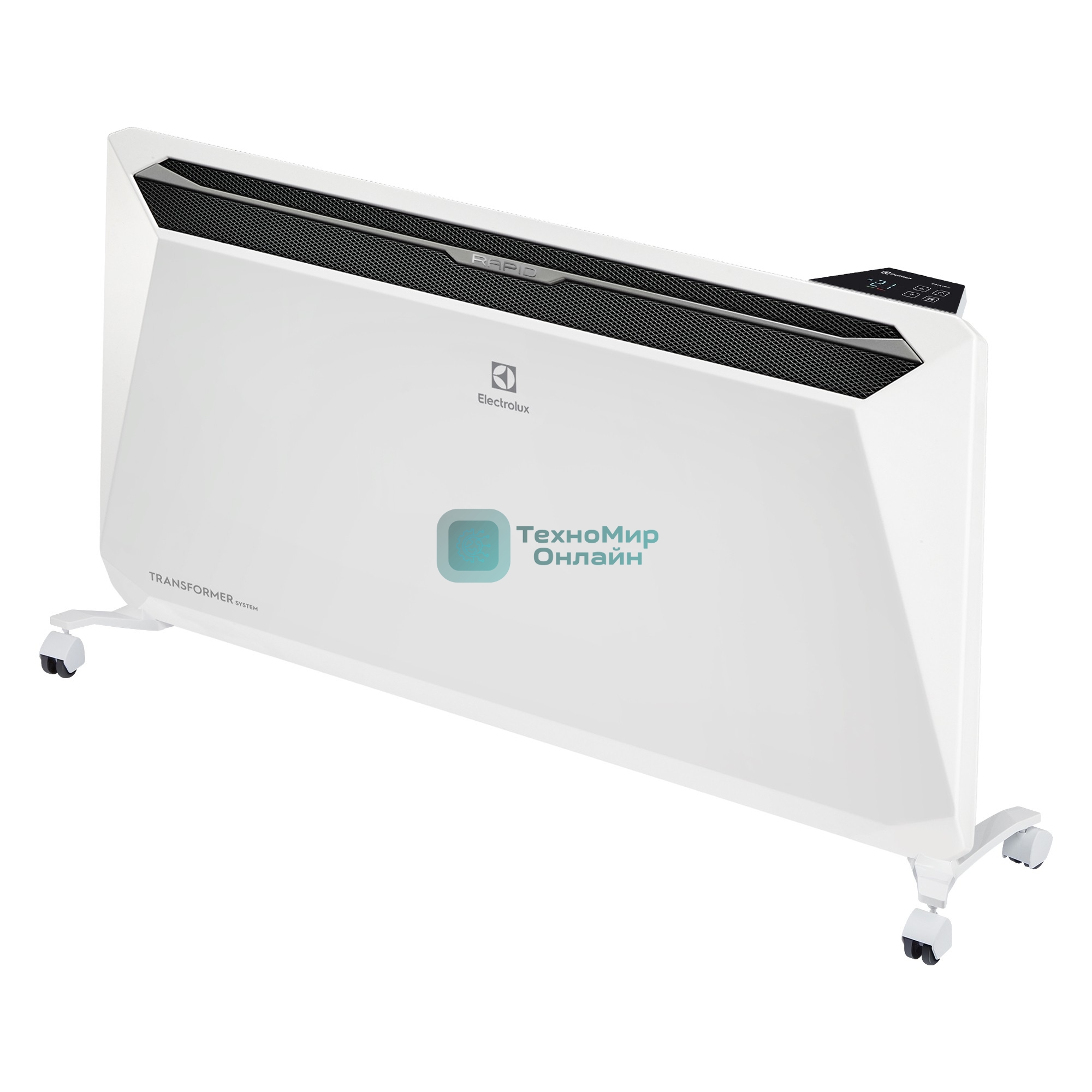 Комплект Electrolux Rapid Transformer с блоком управления и шасси ECH/R-2500 T-TUE4 белый, 2500 Вт, 30 м2, термостат, дисплей