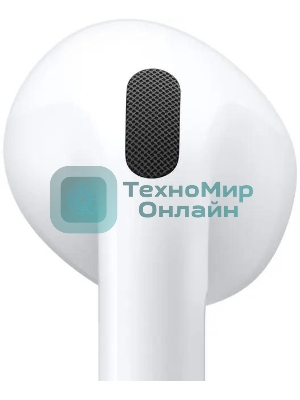 Наушники TWS Apple AirPods 4 ANC белый, вкладыши, Bluetooth, активное шумоподавление, беспроводная зарядка, до 4 ч