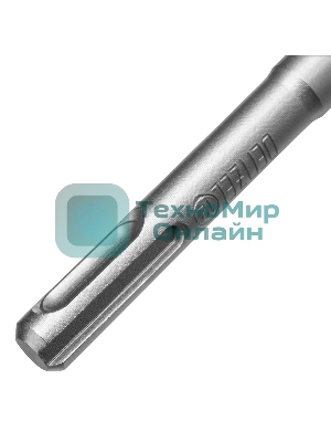 Бур по бетону Denzel цельная крестовая пластина, 12x265 мм, SDS PLUS