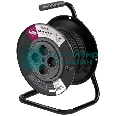 Удлинитель на катушке Defender ExtR2G-01-30 6А, 30 м, б/з - катушка