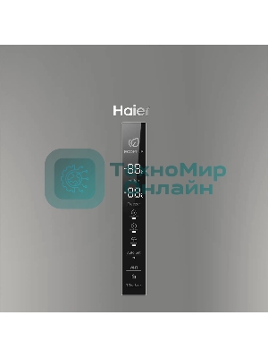 Холодильник Haier C2F620CFU1 серебристый двухкамерный 278/108л морозилка снизу, No Frost