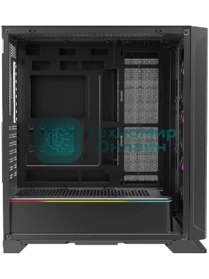 Компьютерный корпус Forza FZ-G901 EATX Case, black, w/o psu,Tempered glass front panel, 2x3,5