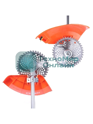 Триммер электрический PATRIOT ET 1202, мощность 1200Вт; разъемная штанга; гибкий вал; защита от перегрева; плавный пуск; полуавтоматическая катушка и 3Т диск в комплекте