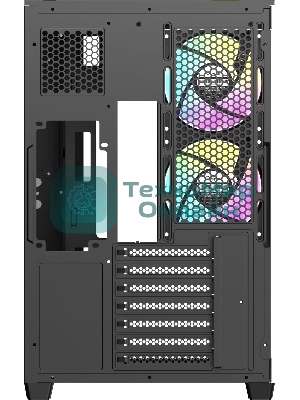 Корпус Ocypus Delta C74 ARGB Black, Midi-Tower, чёрный, 2 x 120 мм