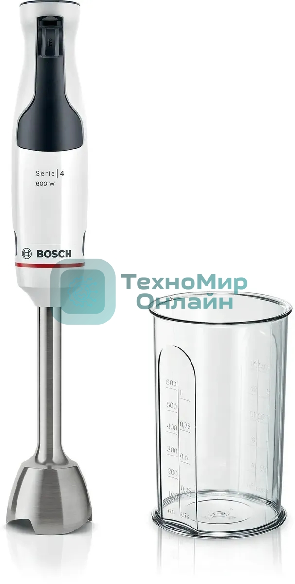 Блендер погружной Bosch MSM4W210 600 Вт, белый