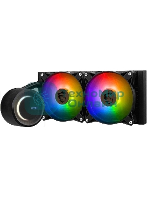 Система жидкостного охлаждения MSI MAG CORELIQUID E240 2x ARGB Fan LGA 1200/1700 AM5/AM4 (306-7ZW5E17-C24)