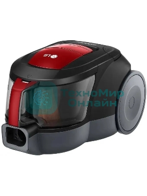 Пылесос LG VC5316NNTR черный/красный, 330/1600 Вт, уборка сухая, пылесборник контейнер 1.3 л