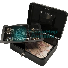 Ящик для денег Silwerhof 90x250x180 черный