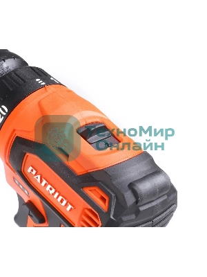 Дрель-шуруповерт Patriot BR 369Li, 12 В, 2 Ач, 35 Нм, бесщеточный