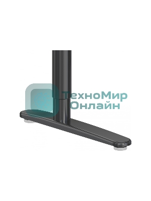 Стол компьютерный Cactus CS-EGD-BK-LED столешница закаленное стекло, черный, каркас черный