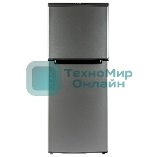 Холодильник Бирюса W553 графит двухкамерный 160/70л морозилка сверху автоматическое оттаивание