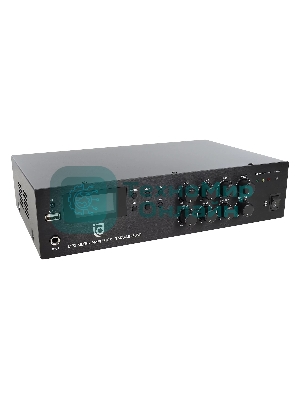 Микшер-усилитель Intrend ITMXAMP-60MT MP3, FM тюнер, USB, Bluetooth, 2хMic/3хLine входы, 1хLine выход,60 Вт, 4/8Ом/100V, IR-пульт в комплекте