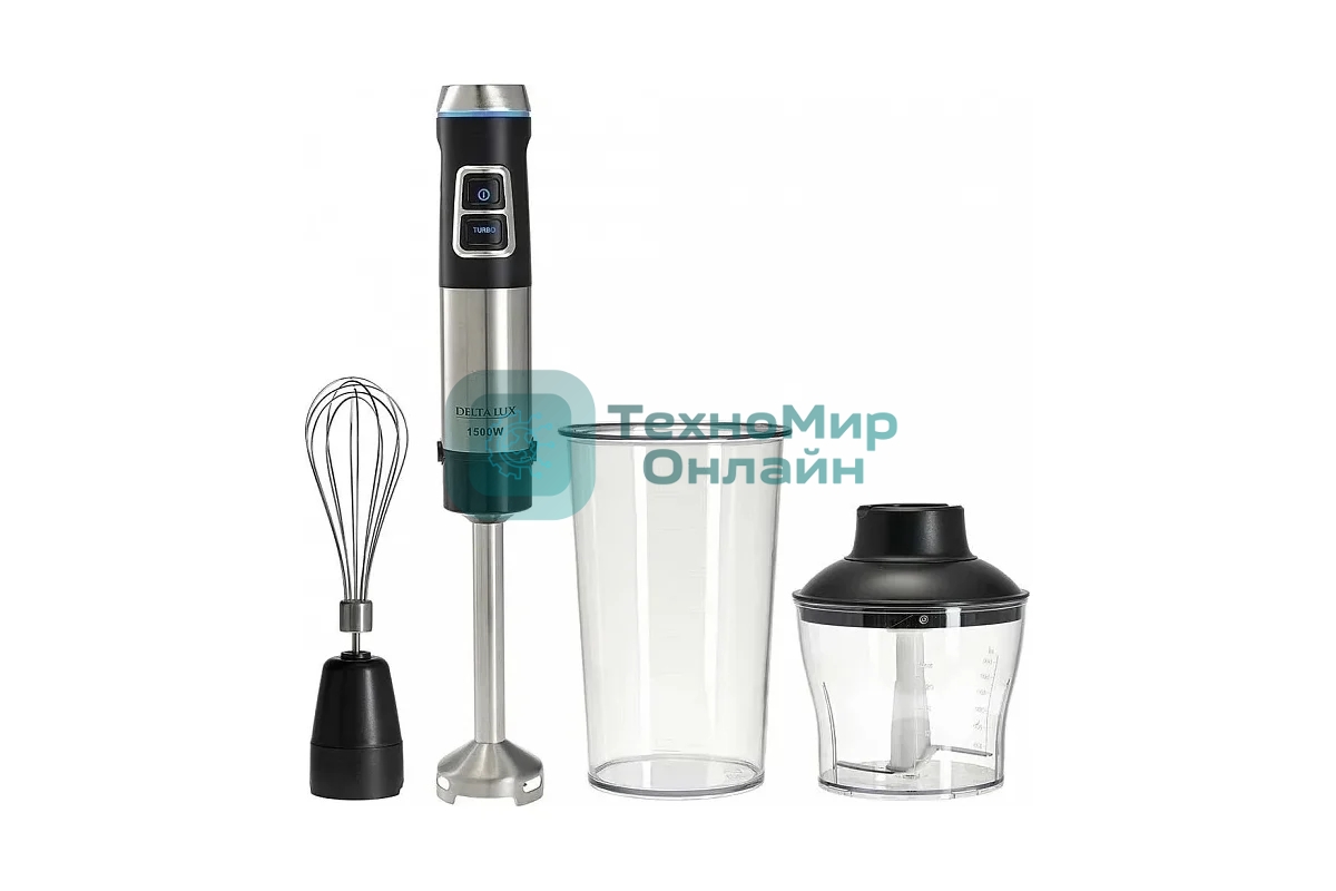 Блендер погружной Delta Lux DE-7005B черный