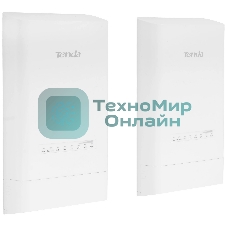 Наружная точка доступа Tenda OS3 (2-pack) (комплект 2 шт), 5 ГГц, до 867 Мбит/с, внешняя антенна 1x12dBi, IP65, PoE