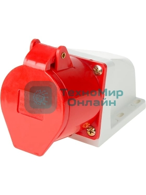 Розетка Rexant 125 стационарная 3Р+РЕ+N 32А 380В IP44