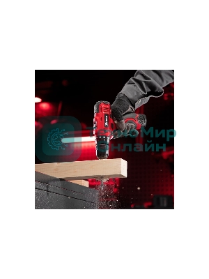 Дрель-шуруповерт аккумуляторная MTX MCDL-12-02P, Аккумуляторная, 12В, 2 АКБ, Кейс