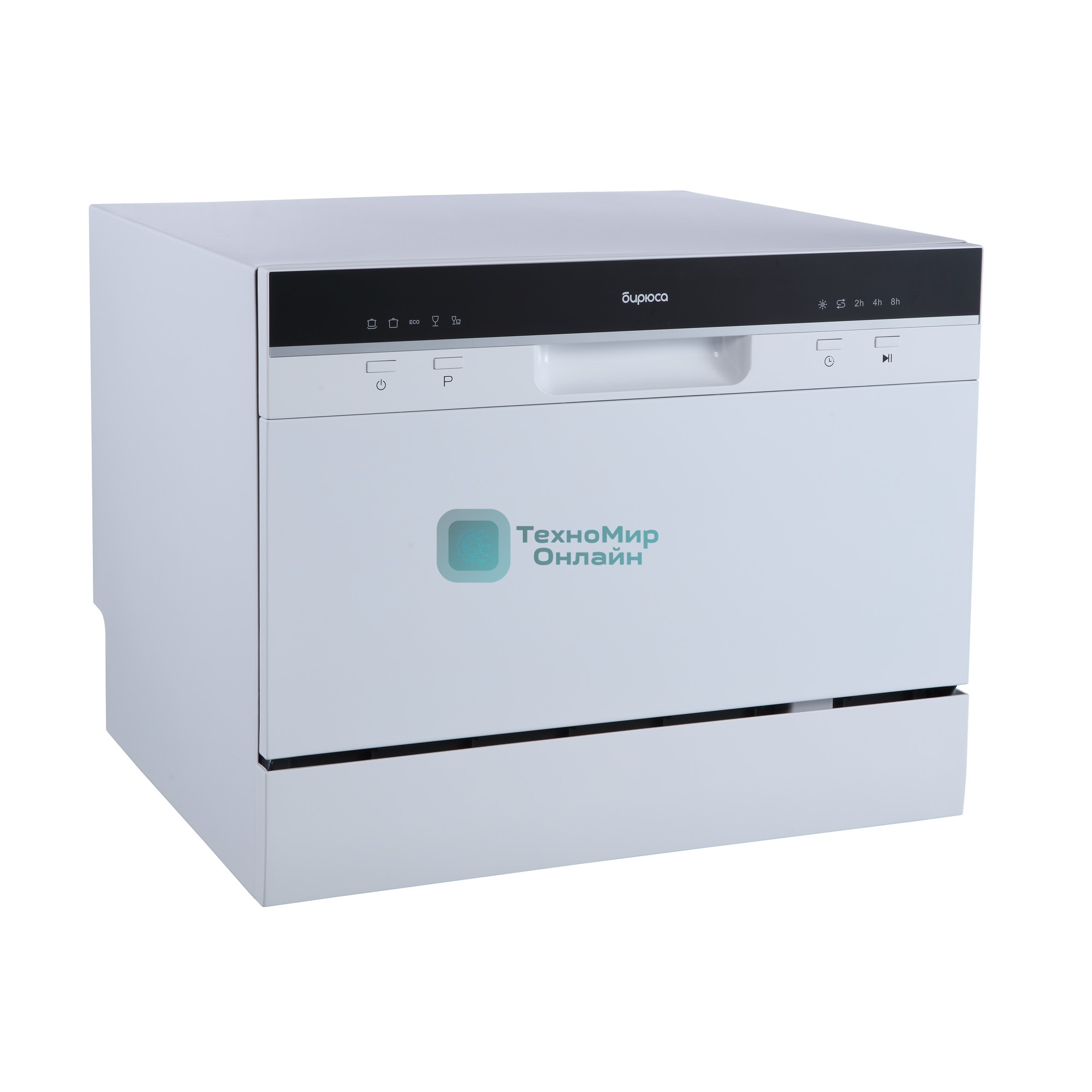 Посудомоечная машина Бирюса DWC-506/5 W, белый, 55 см, 6 компл., 49 дБ, класс A+