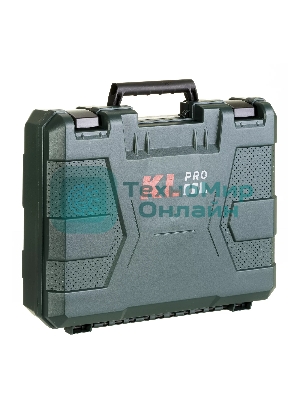 Профессиональный бесщеточный винтоверт аккумуляторный KLPRO KLDV18BH-50 (18В, Li-ion-2шт, 5.0А·ч, 220Нм, 2 скорости, подсветка,З/У,в кейсе)