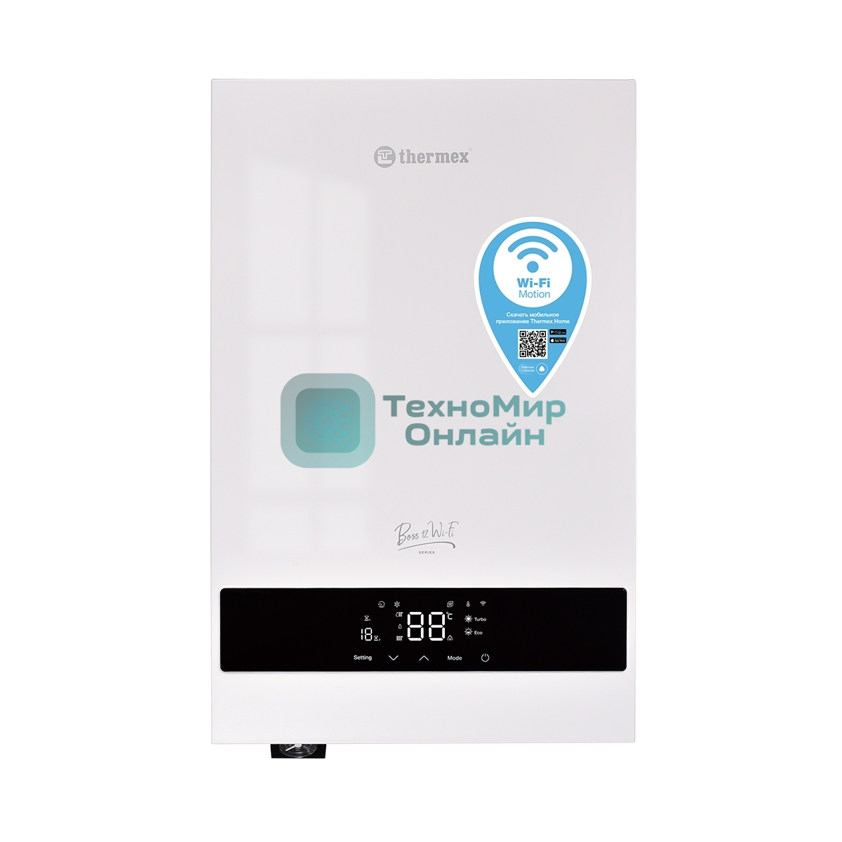 Водонагреватель Thermex Boss 12 Wi-Fi (White)