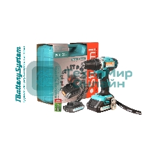 Дрель-шуруповерт аккумуляторная Sturm CD3620, Аккумуляторная, 20В, 2 АКБ, Кейс