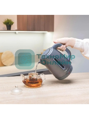 Чайник электрический Scarlett SC-EK21S42 1.8 л, 1800 Вт, графит корпус: пластик