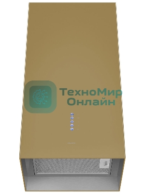 Вытяжка пристенная островная Maunfeld Bath 402 золотой, 40 см, 1150 куб. м/ч, 52 дБ