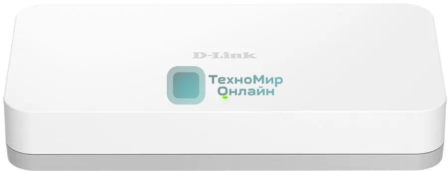 Коммутатор неуправляемый D-Link DGS-1008A/F1A с 8 портами 10/100/1000Base-T (465291)