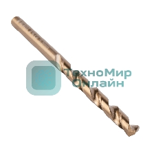 Сверло по металлу Denzel 5,5 мм, HSS Co-8%